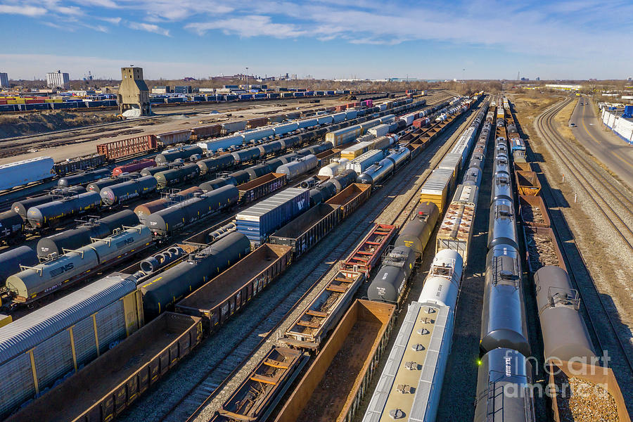 Rail Yard #10 Photograph by Jim West