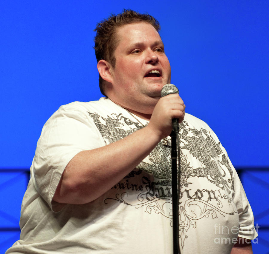 Ralphie May at Bonnaroo Comedy Theatre #9 Photograph by David Oppenheimer