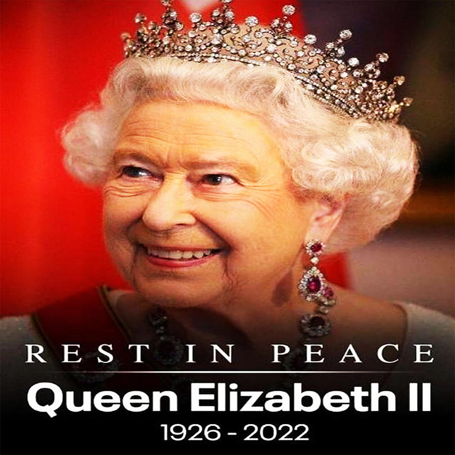RIP constitutional monarchy queen Elizabeth II Digital Art by Audy ...