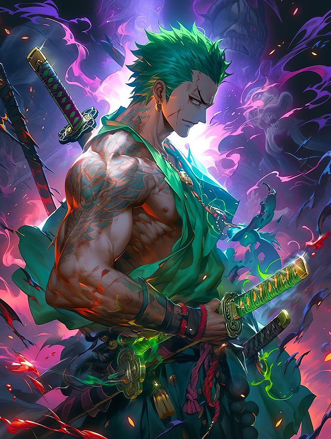 Work Of Art Graphic Design Roronoa Zoro, PNG, 894x894px, Art