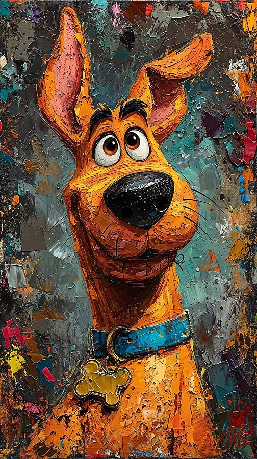 Scooby-Doo / Print #10 Digital Art by SampadArt Gallery - Fine Art America