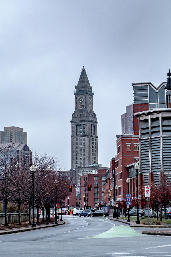 Street Scenes On Rainy Day In Boston Massachusetts #10 Photograph by Alex Grichenko