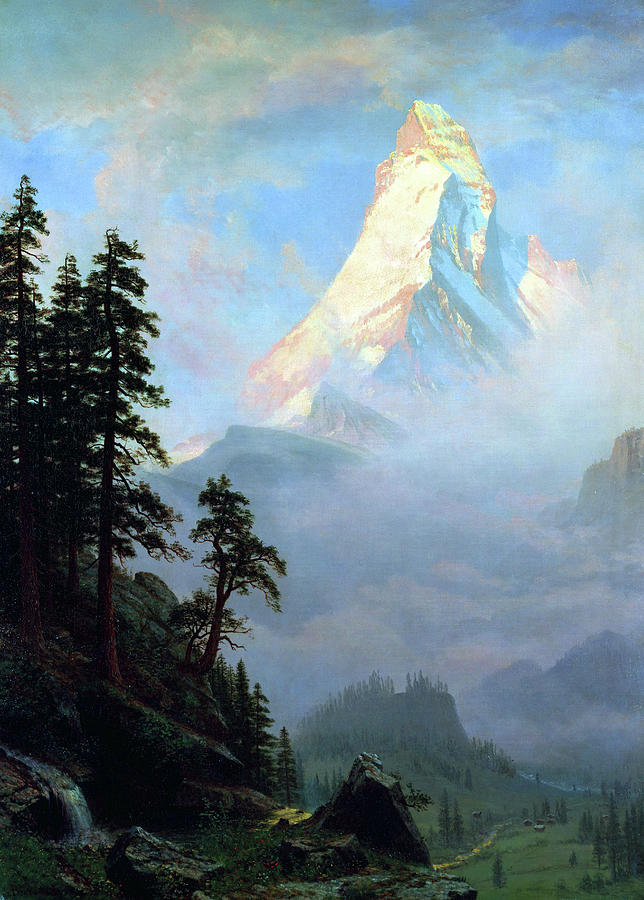 Sunrise On The Matterhorn Painting