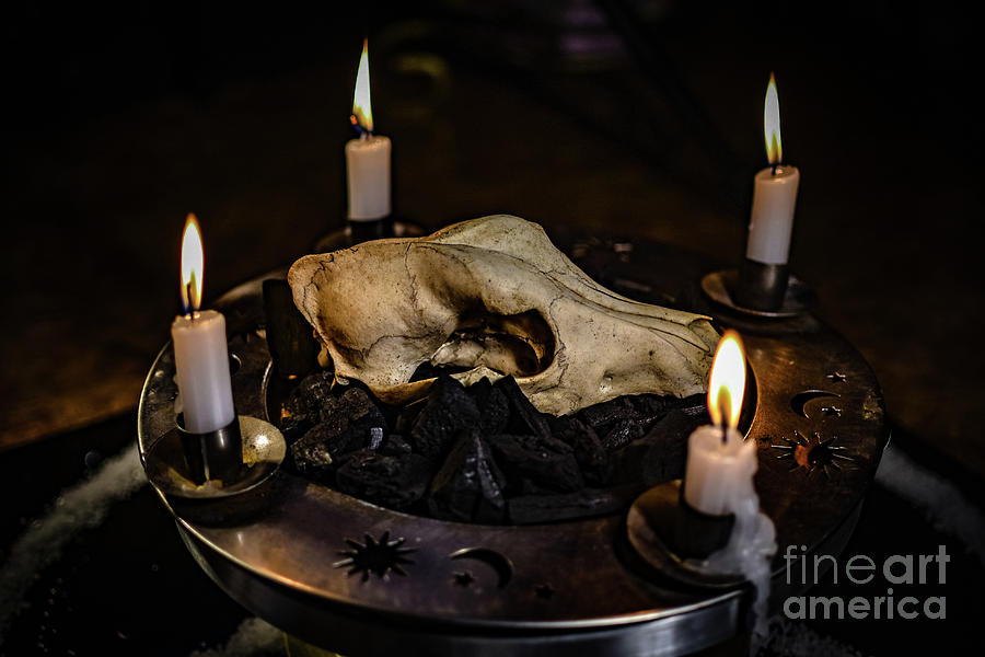 Cake Photograph - Symbols of Occultism #10 by Lyudmila Prokopenko