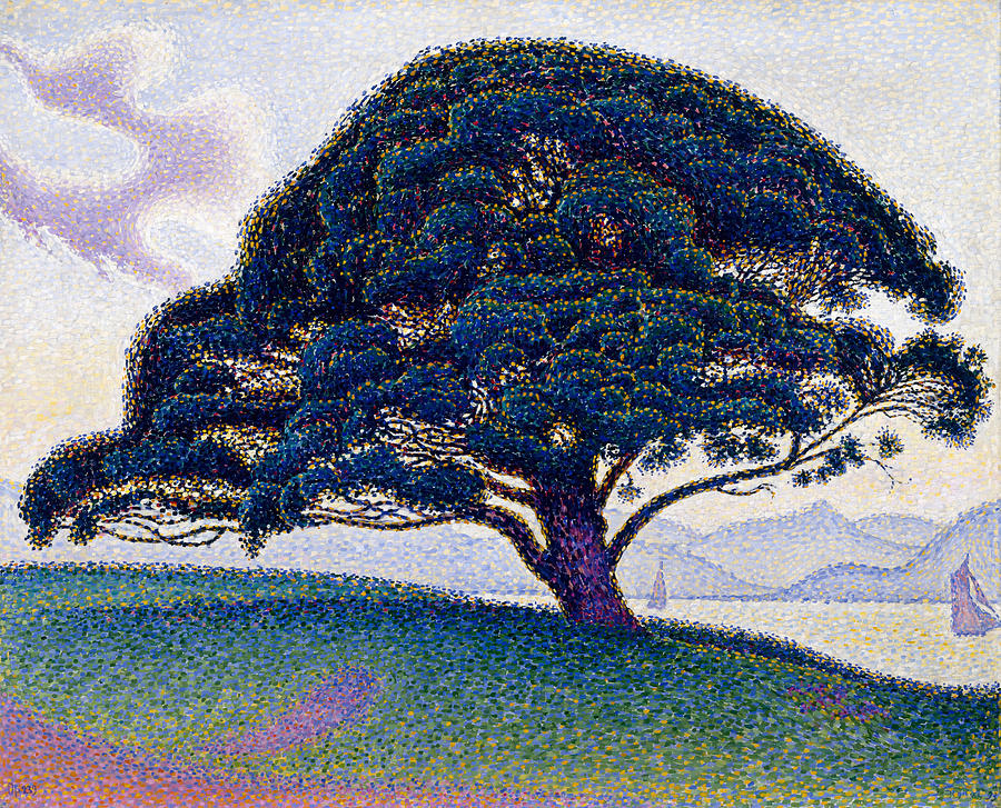 Paul Signac Painting - The Bonaventure Pine by Paul Signac by Mango Art