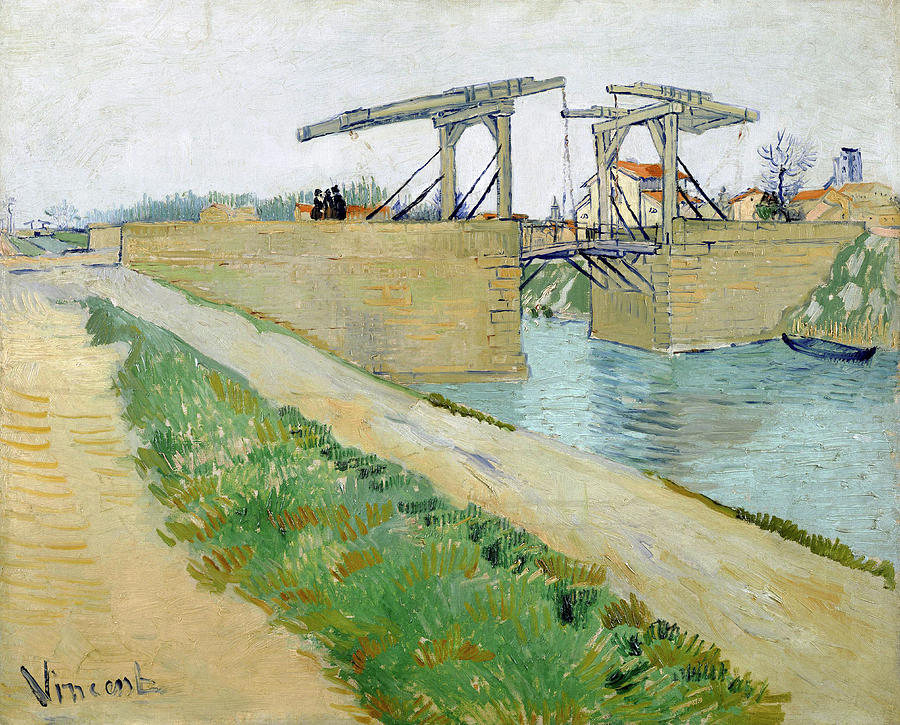 Vincent Van Gogh Painting - The Langlois Bridge  #10 by Vincent van Gogh
