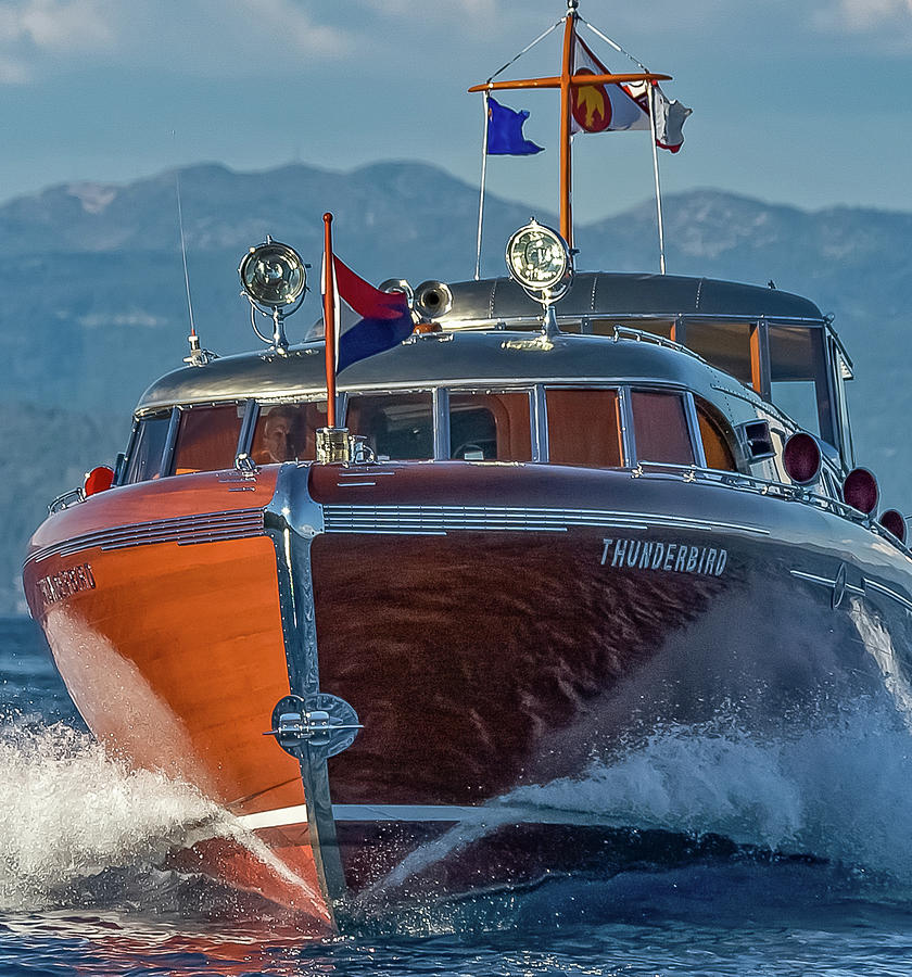 Thunderbird Yacht -  use discount code SGVVT at check out Photograph by Steven Lapkin