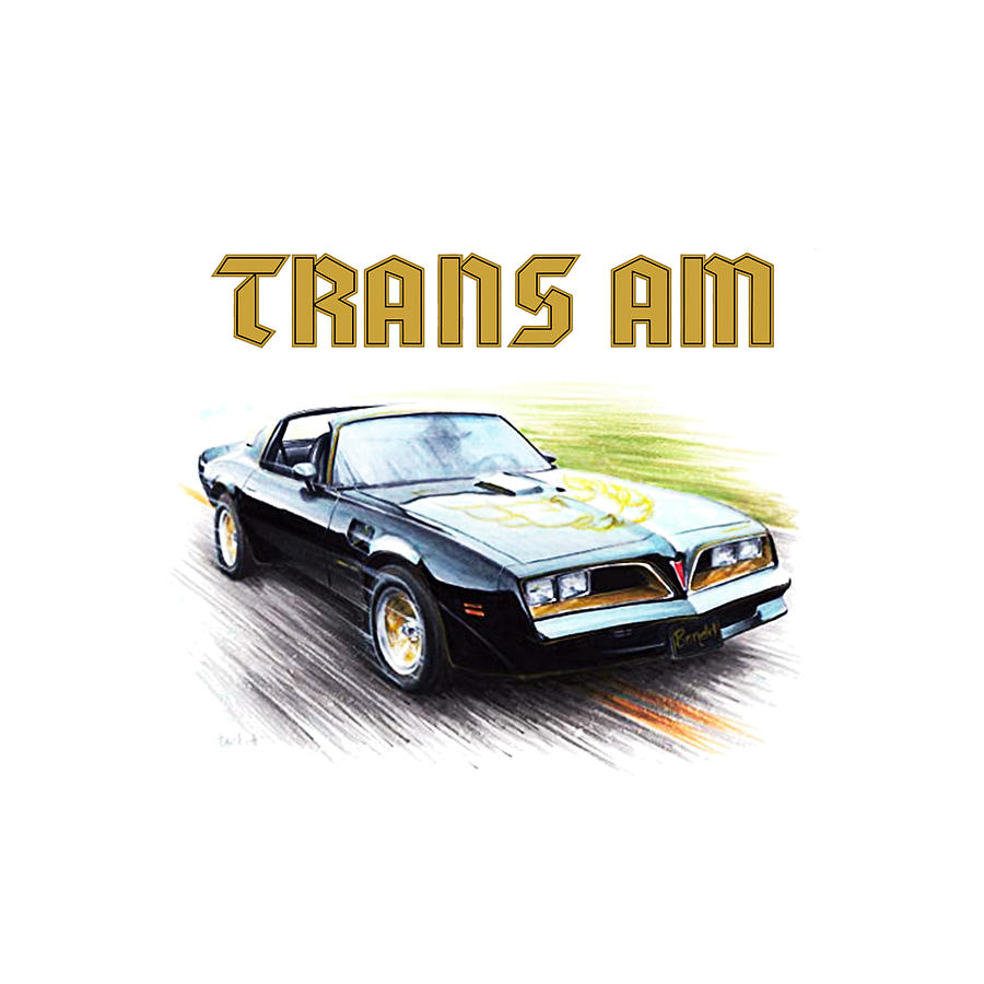 Trans Am - Logo Digital Art by Kenneth Cescoti | Fine Art America