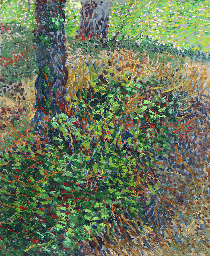 Undergrowth Painting by Vincent van Gogh - Pixels