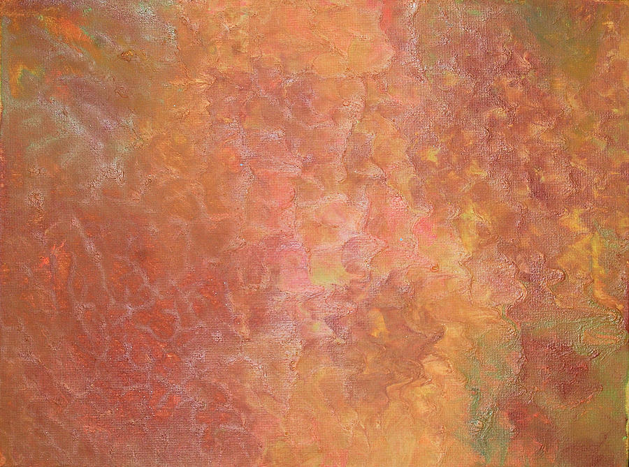 #102 Earth Tone Abstract Painting