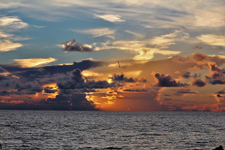 Naples Sunset #104 Photograph by Donn Ingemie