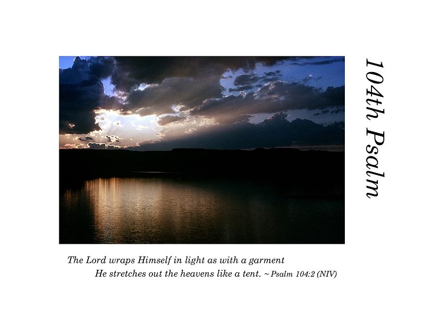 104th Psalm-Sunset Over Lake Theo Photograph by Richard Porter