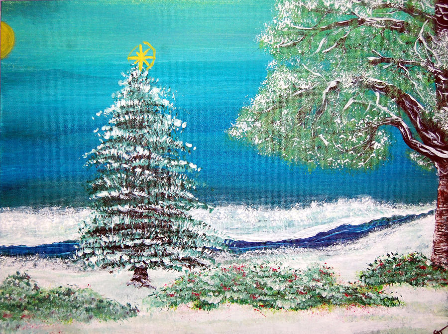 #107 Holiday Landscape Painting