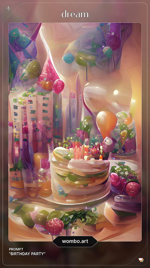 Birthday Digital Art by Denise F Fulmer