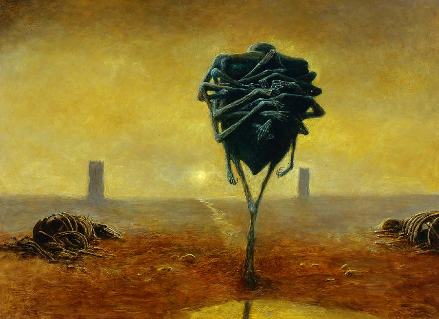 Zdzislaw Beksinski Digital Art by Hamza Hamim - Fine Art America