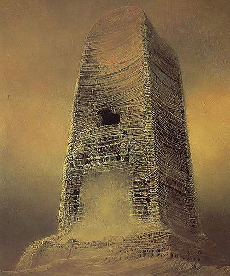 Zdzislaw Beksinski Painting by Vintage Illustrations - Fine Art America