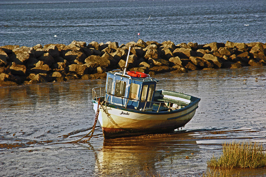 11-10-14. MORECAMBE.  Fishing Boat Jade. Photograph by Lachlan Main