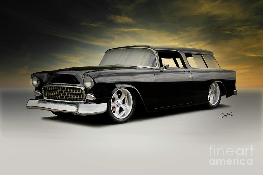 1955 Chevrolet Nomad Wagon #11 Photograph by Dave Koontz