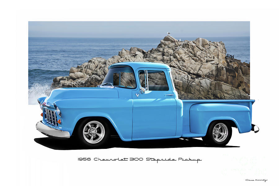 1956 Chevy Stepside Pickup see measurements on picture 海外 即決-