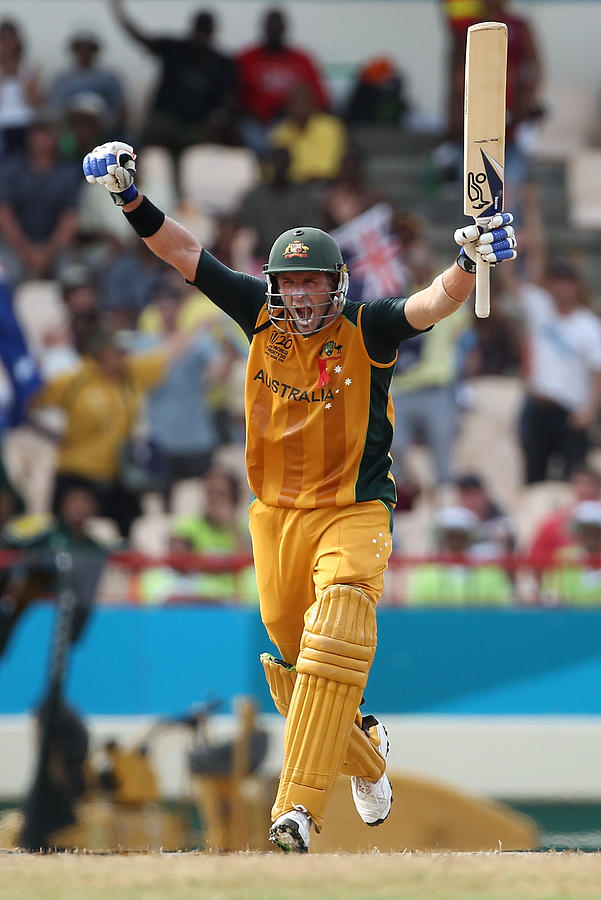Australia v Pakistan - ICC T20 World Cup Semi Final #11 Photograph by Clive Rose