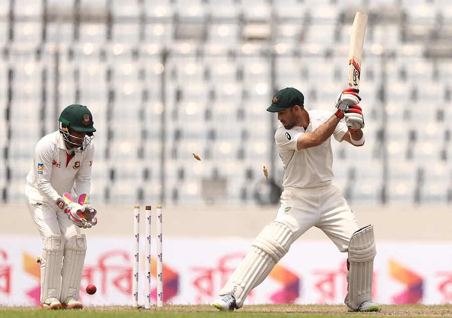 Bangladesh v Australia - 1st Test: Day 4 #11 Photograph by Robert Cianflone
