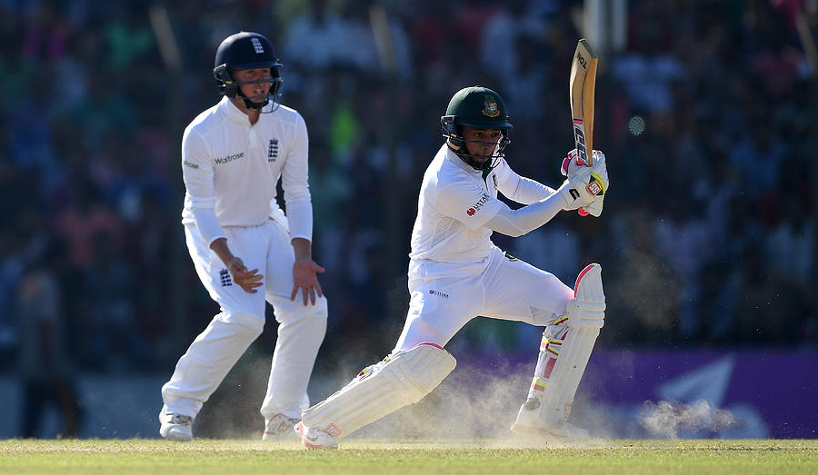 Bangladesh v England - First Test: Day Two #11 Photograph by Gareth Copley