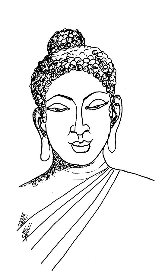 Top 188+ buddha sketch painting latest