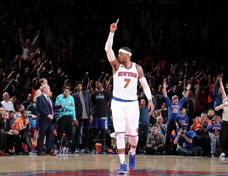 Carmelo Anthony #11 Photograph by Nathaniel S. Butler
