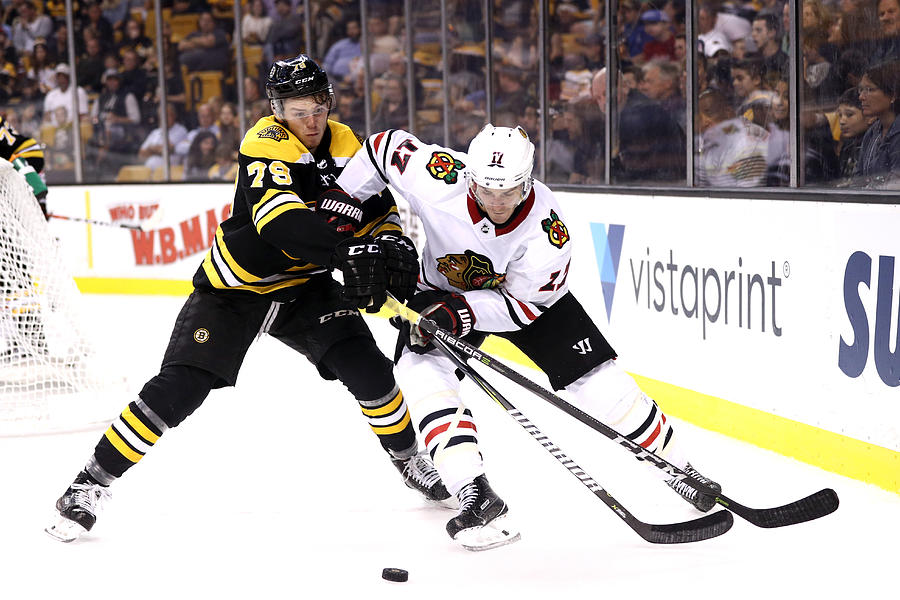 Chicago Blackhawks v Boston Bruins #11 Photograph by Maddie Meyer