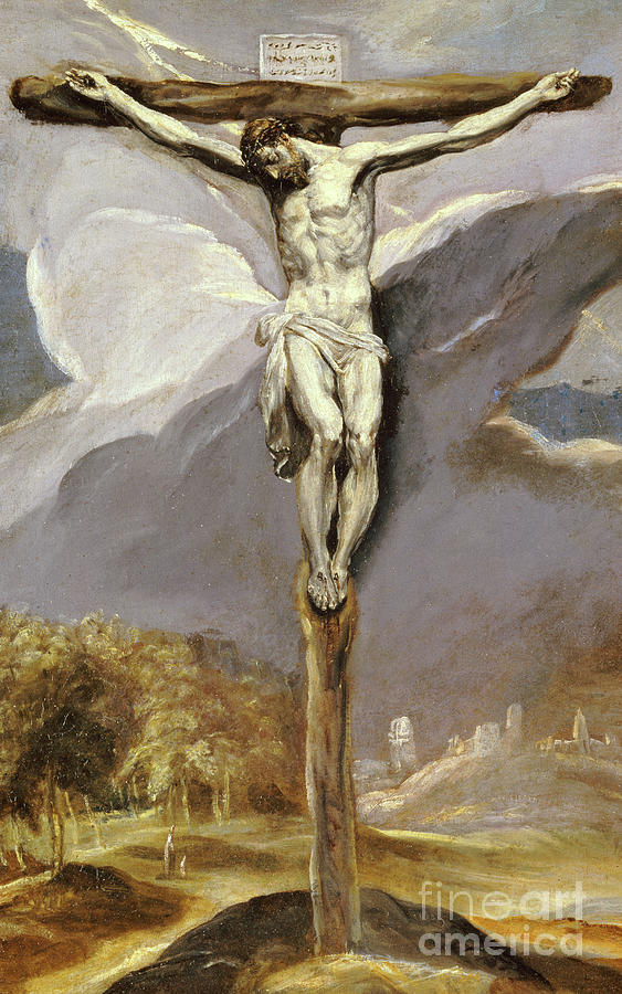 Christ on the Cross  Painting by El Greco