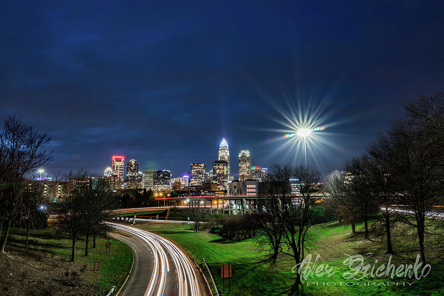 Downtown of Charlotte North Carolina skyline  #11 Photograph by Alex Grichenko