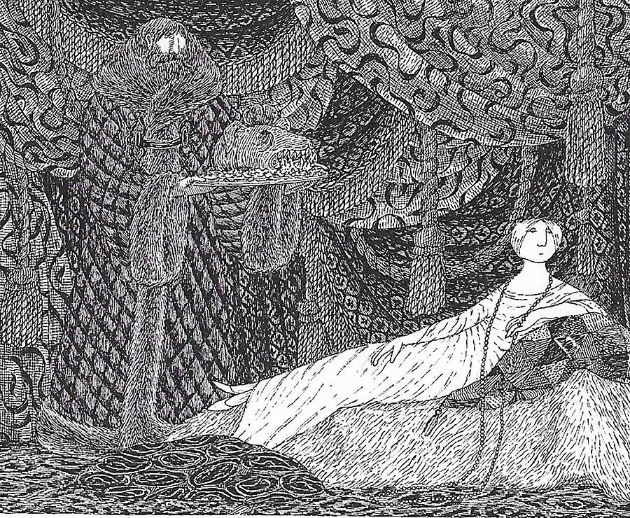 Edward Gorey Painting by Ahmed Karimi - Fine Art America