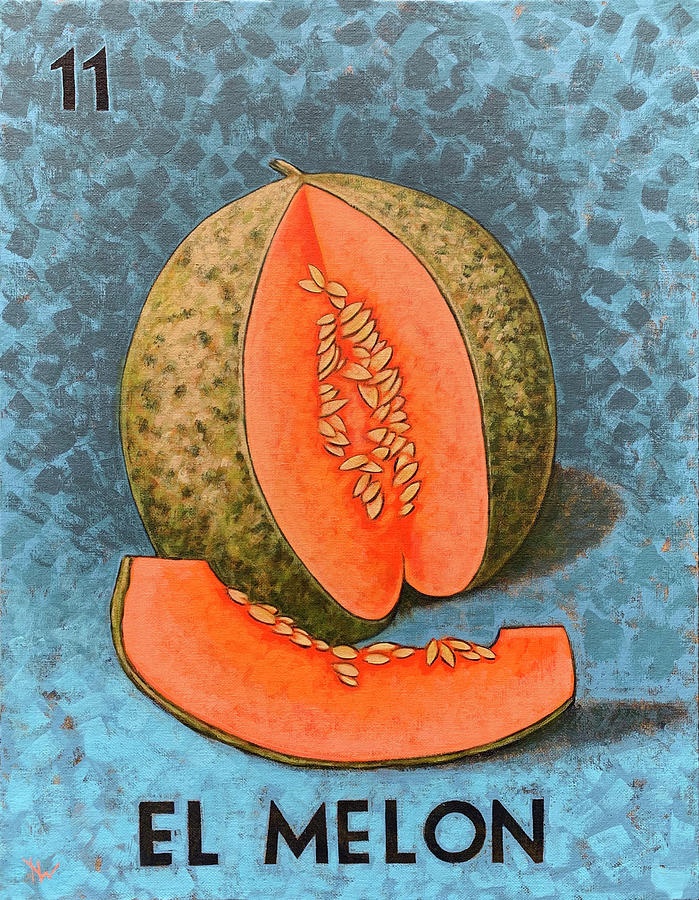 11 El Melon Painting by Holly Wood
