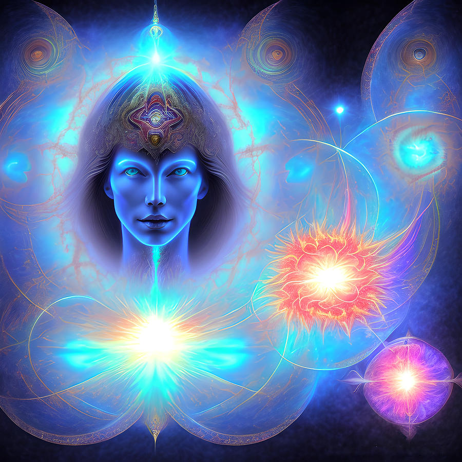 Fractal Universe, Spiritual and Meditation, Generative AI Illust ...