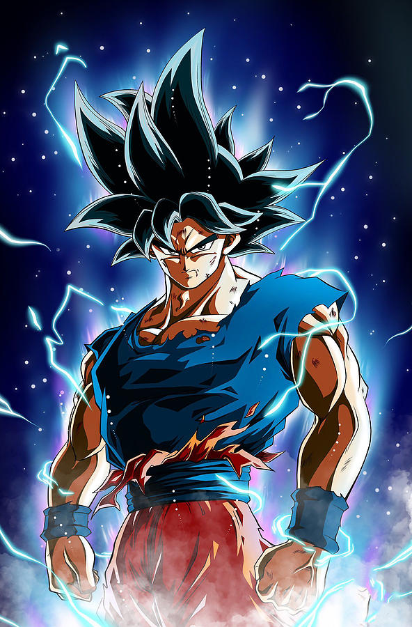 Goku Mastered Ultra Instinct Digital Art by Lac Lac - Pixels