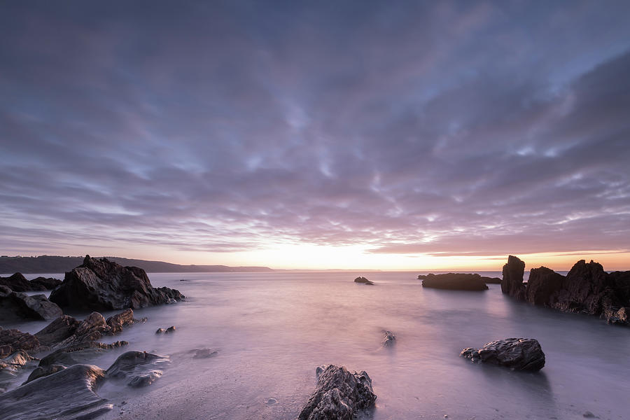 Hannafore Beach Looe Photograph By Cornwall Photo Art - Fine Art America