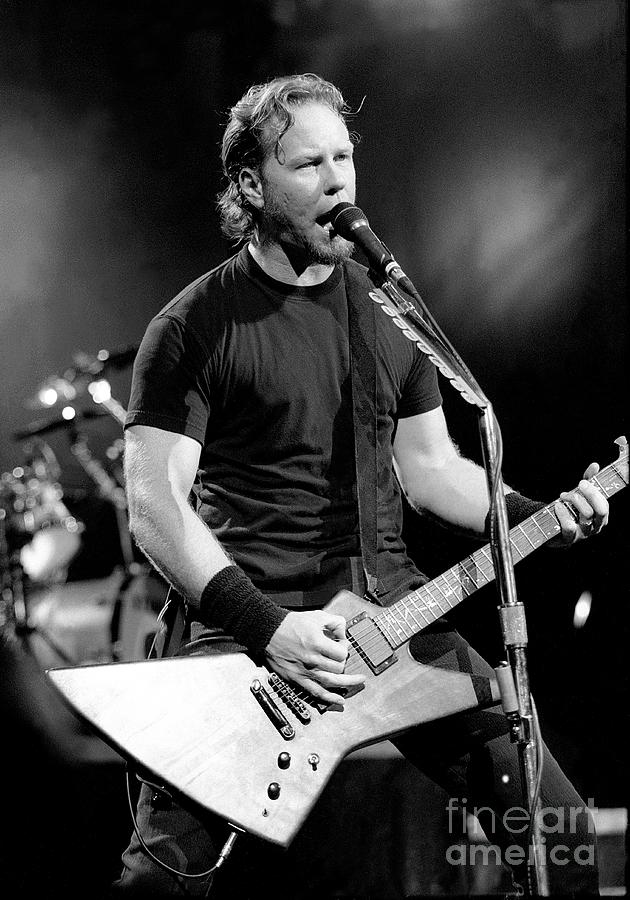 James Hetfield - Metallica #11 Photograph by Concert Photos - Pixels
