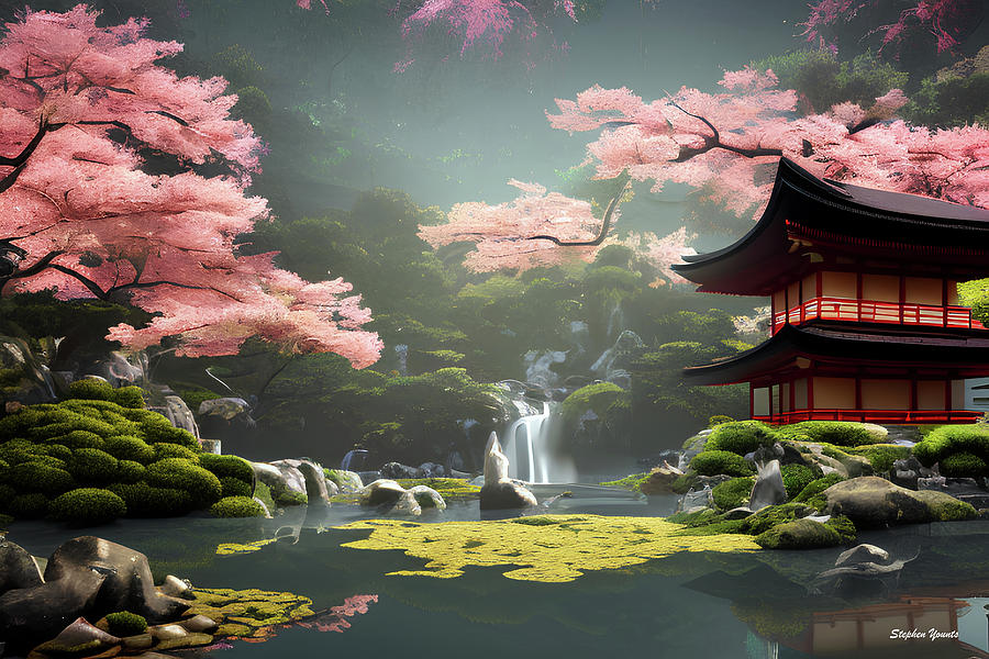 Japanese Serenity Digital Art by Stephen Younts - Fine Art America