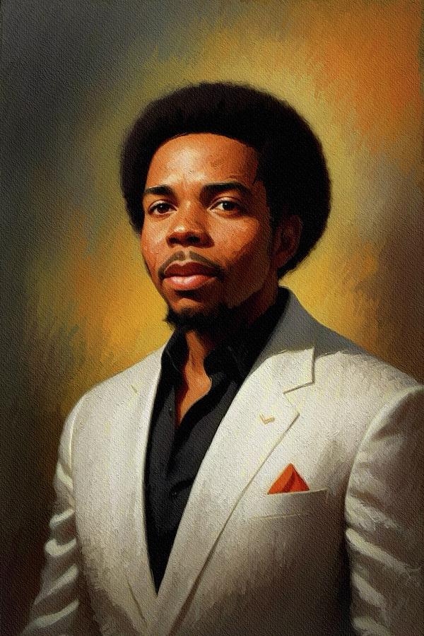 Johnny Nash, Music Legend #11 Painting by John Springfield - Fine Art ...