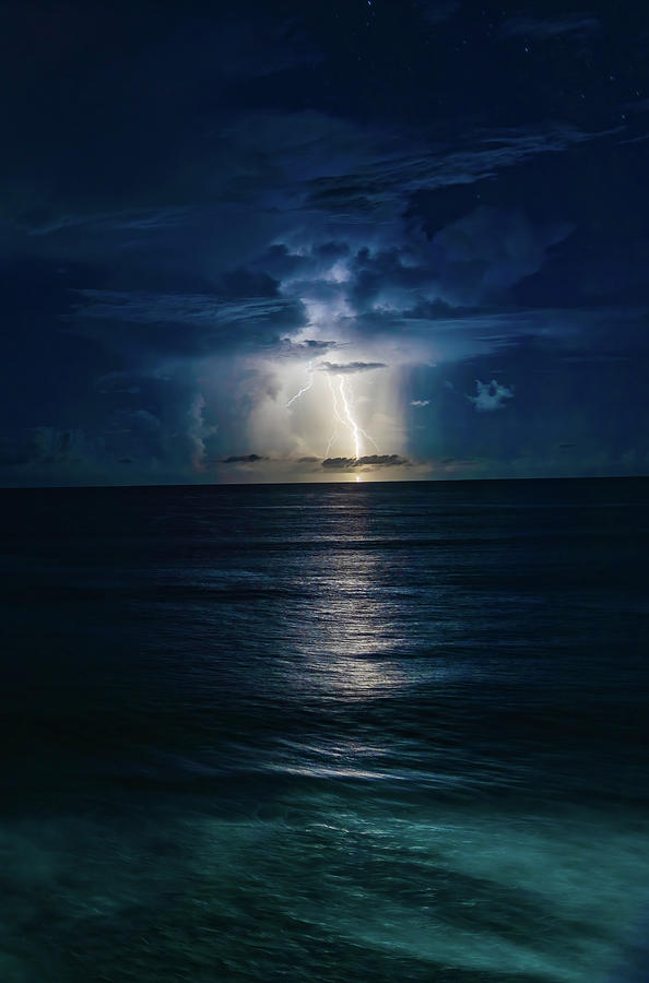 Lightning Storm Off the Coast of Mazatlan Mexico #11 Photograph by Tommy Farnsworth