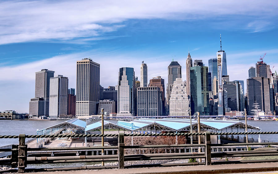 Looking At Skyline Of Manhattan New York City  #11 Photograph by Alex Grichenko