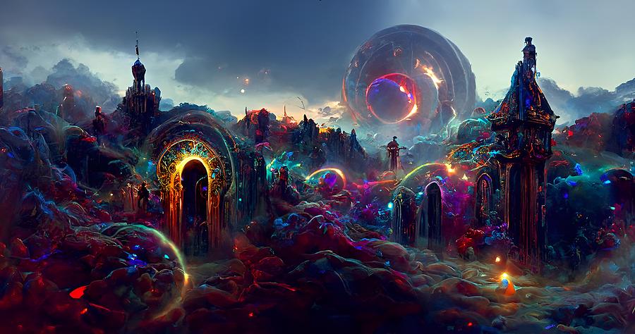 Magical Portal To Another Dimension Digital Art by Frederick Butt | Pixels