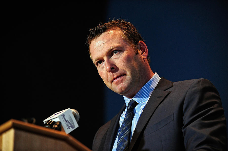 Martin Brodeur Retirement Press Conference #11 Photograph by Jeff Curry