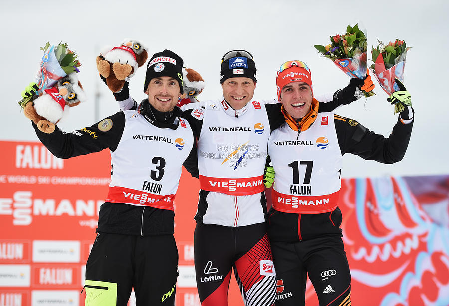 Mens Nordic Combined HS134/10km - FIS Nordic World Ski Championships #11 Photograph by Matthias Hangst