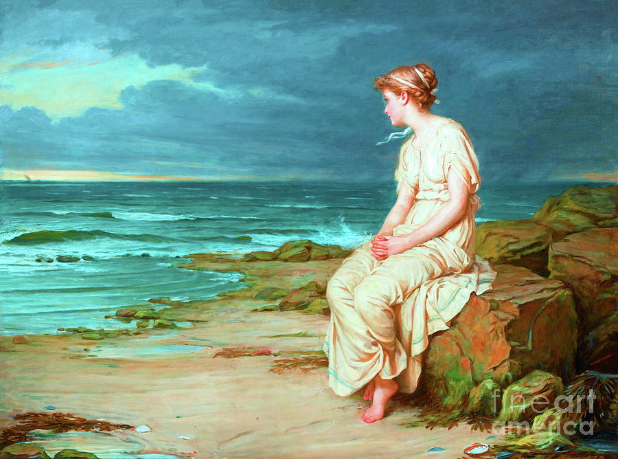 Miranda #11 Painting by John William Waterhouse