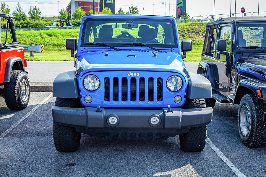 Modified Jeep Wrangler Rubicon Unlimited JK Soft Top Photograph by