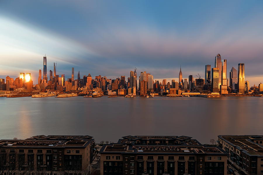 New York City skyline #11 Photograph by Songquan Deng