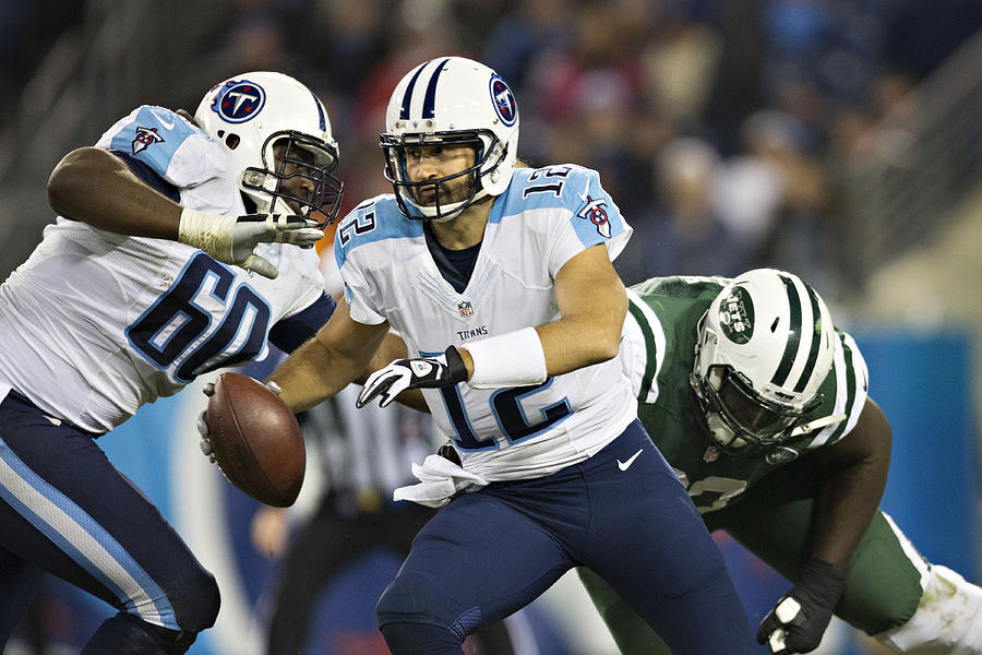 New York Jets v Tennessee Titans #11 Photograph by Wesley Hitt