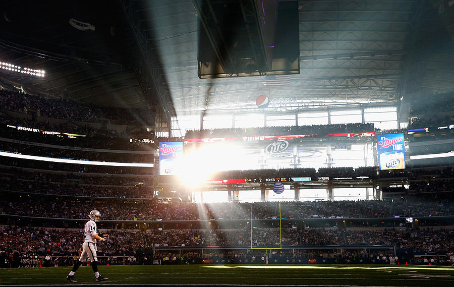 Oakland Raiders v Dallas Cowboys #11 Photograph by Tom Pennington