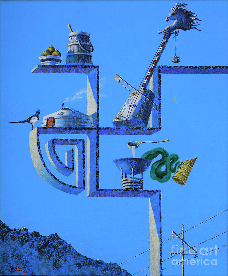 Development Painting by Oilan Janatkhaan